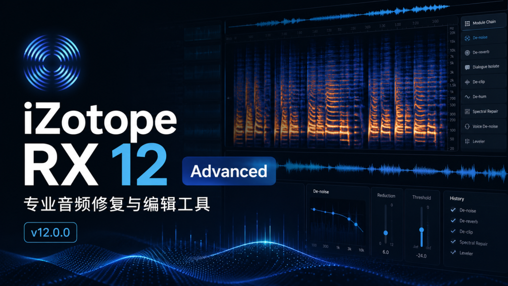 iZotope RX 12  音频修复与后期编辑工具-27hz工作室